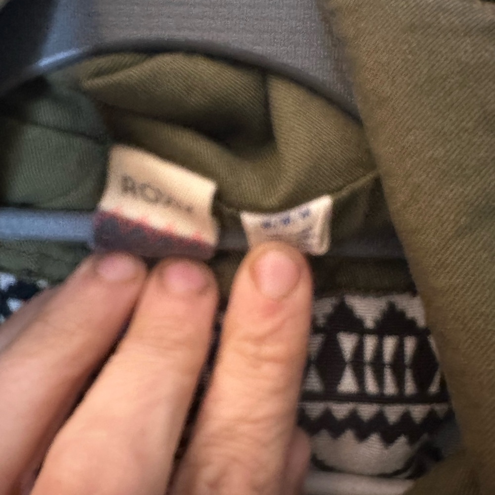 Roxy Winter Cloud Jacket Size Medium Olive Green … - image 3